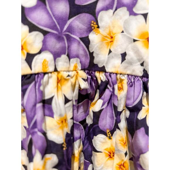 Pacific Legend Dress 12-18 mo Hawaiian Girls Purple Hibiscus Made In Hawaii - Picture 10 of 14
